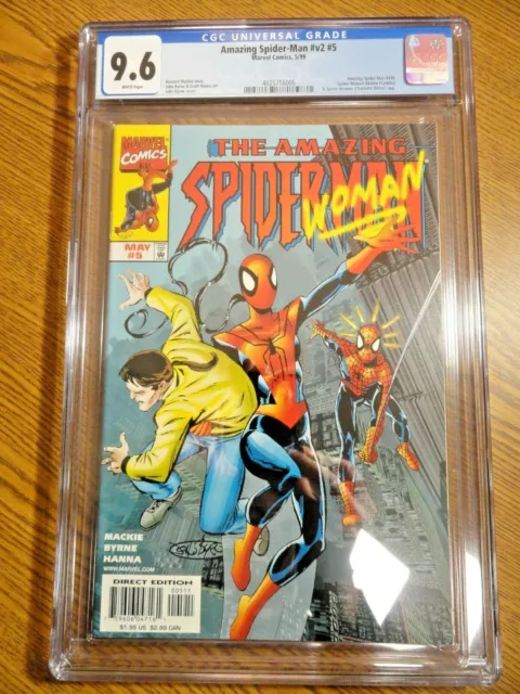 Asombroso Spider-Man #5 Caliente Llaves Cgc 9.6 NM+ 1st New Spider-Woman Señora