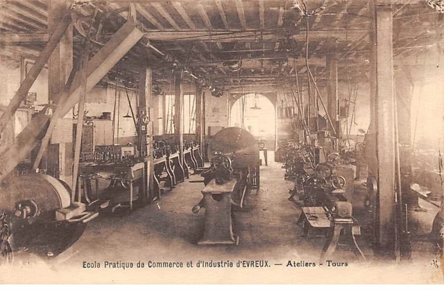 27 . n° 103386 .evreux .ecole pratique de commerce et d industrie .ateliers .t
