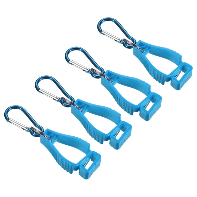 Guanto Protettivo,4pz Guanti Presa Clips Gancio Supporto Appendino,Cielo Blu