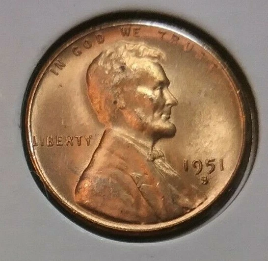 1951 Lincoln Wheat Cent  S - Uncirculated