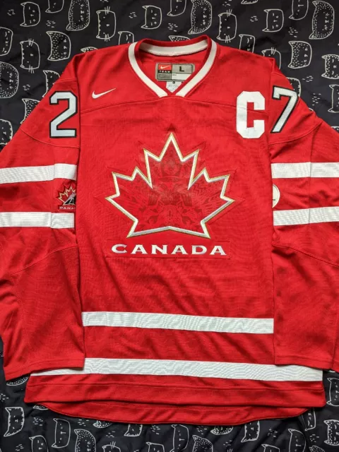 Scott Niedermayer 2010 Team Canada Red Nike Jersey Size Large 2