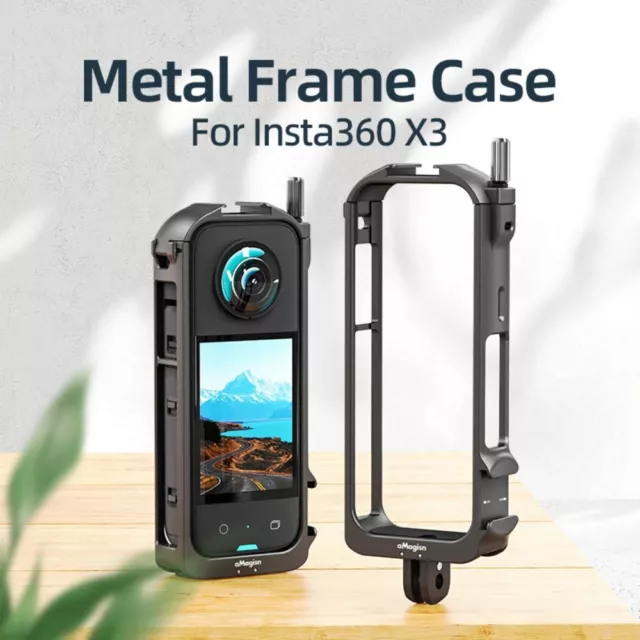Caméra panoramique Cas Cadre en métal Protecteur Cage For Insta360 X3