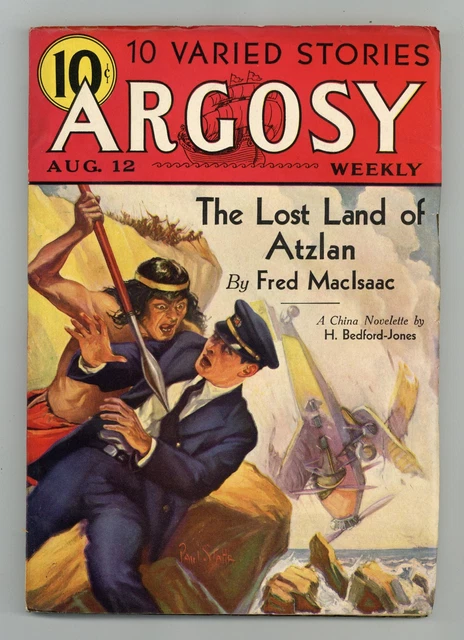 Argosy Part 4: Argosy Weekly Aug 12 1933 VG/FN 5.0