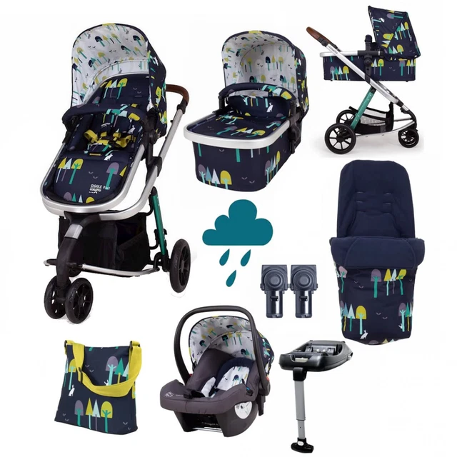 Cosatto Giggle 3 in 1 Everything Travel System Bundle, Wilderness Ink