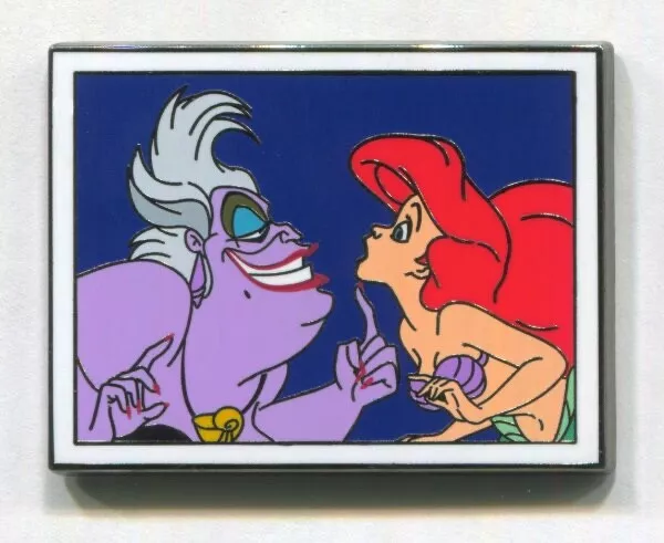 DISNEY PIN LITTLE Mermaid Ursula & Ariel Disney Films Mystery