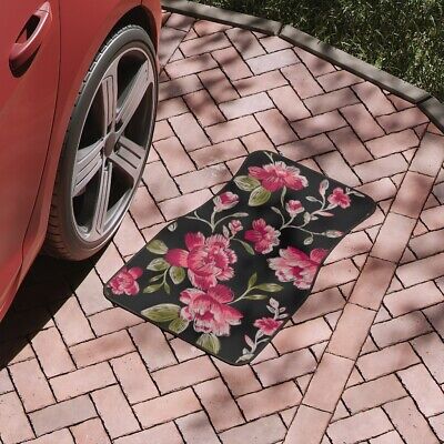 Tapetes de coche peonías, estilo flores japonesas estampado peonías tapetes de coche