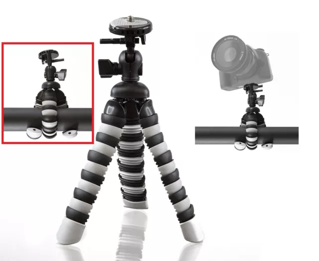 8" Flexible Pro Tripod For Samsung WB700 MV900F ST66 NX1000 DV300F WB850F ST150