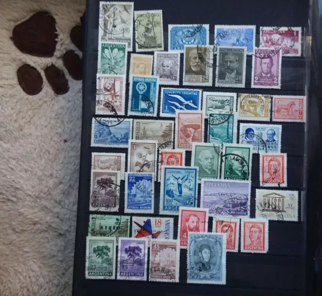 Briefmarken Sammlung Lot Amerika Süd Argentinien