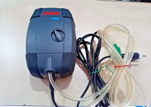 AREATORE ACQUARIO EHEIM REGOLABILE AIR PUMP 100 l/h OTTIME CONDIZIONI + OMAGGIO