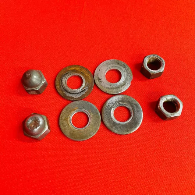 Xr80 Rear Shock Nuts Hardware Bolts Vintage Genuine Oem Honda Xr 80 (79-84)
