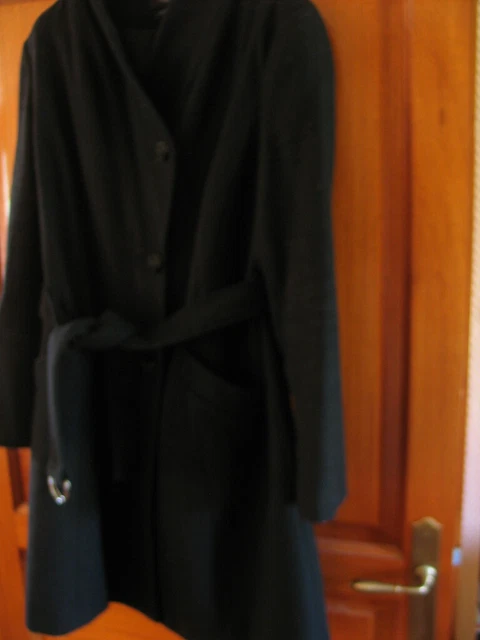 Manteau noir en laine de Sarah kellly Ellos by La redoute  - T 44