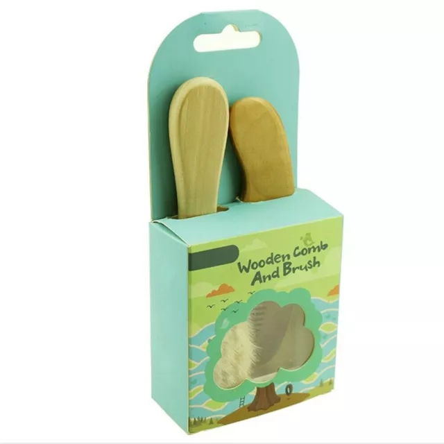 2PCS Toddler Hair Comb Detangles Knots Hair Comb Baby Hair Brush and Comb Set