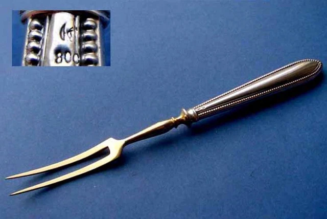 1. From 2. Fork/Serving Fork / Serving Fork, 800er Silver, XIX C.C202