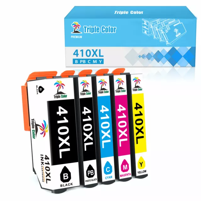 5 Reman T410XL 410XL Ink Cartridge For Epson Expression XP830 XP640 XP635 XP630