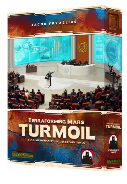 Terraforming Mars TURMOIL Expansion English Board Game Strategy Management SF