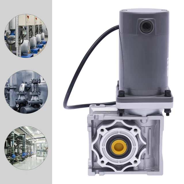 WORM GEAR REDUCER Gearbox RV Gear Electric Motor High Torque 120W DC12V