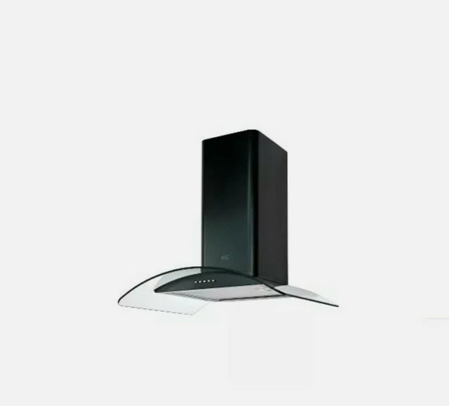 Hotte incurvée en inox et verre Cooke & Lewis CL60CGRF, 60 cm | Castorama