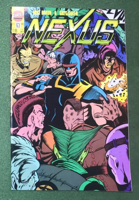 Nexus #63 First Comics Bronze Age Steve Rude Mike Baron sci fi superhero vf/nm