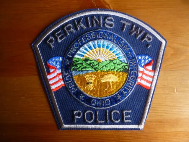 PERKINS TOWNSHIP OHIO STATE POLICE PATCH DEPT USA obsolete Original