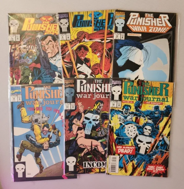 The Punisher War zone journal Comic Lot C1