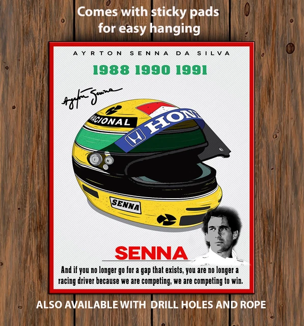 Senna The Legend F1 Car Racing Outdoor Cap Sun Visor Hip Hop
