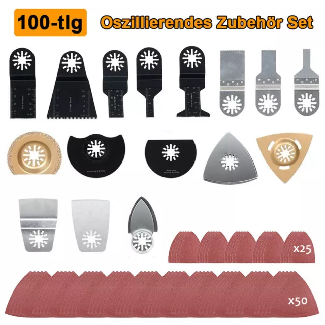 Sägeblätter Kit Multitool Zubehör Oszillierendes Sägeblatt Set Klingen ersetzen