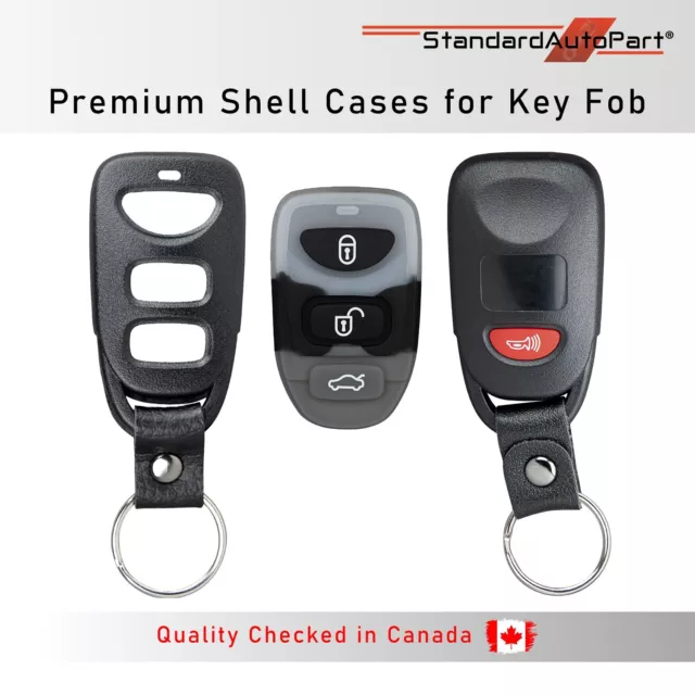 Shell Case for Keyless Entry Remote Key Fob for Hyundai Kia (4 Button)