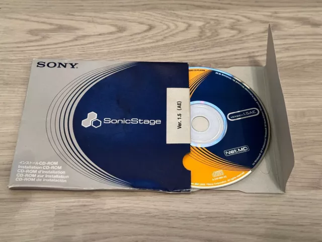 Sonic Stage 1,5 Software für Minidisc Net Player