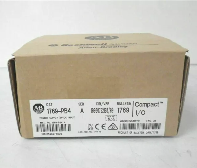 Factory Sealed Allen-Bradley 1769-PB4 SER A CompactLogix Power Supply AB 1769PB4