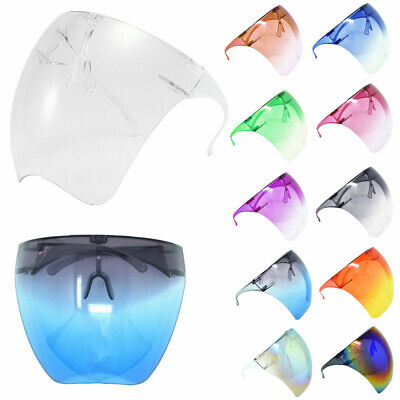 Transparent Clear Goggle Glasses Face Shield Mask Reusable Visor Anti Splash Lot