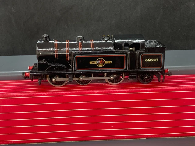 HORNBY DUBLO 2217 2-RAIL 0-6-2T CLASS N2 BRc BLACK 69550 - BOXED