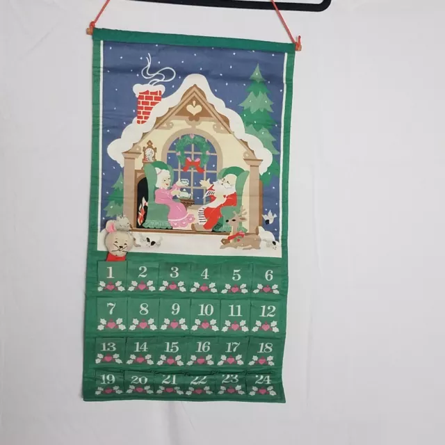 VINTAGE AVON 1987 Countdown To Christmas Advent Calendar With Mouse