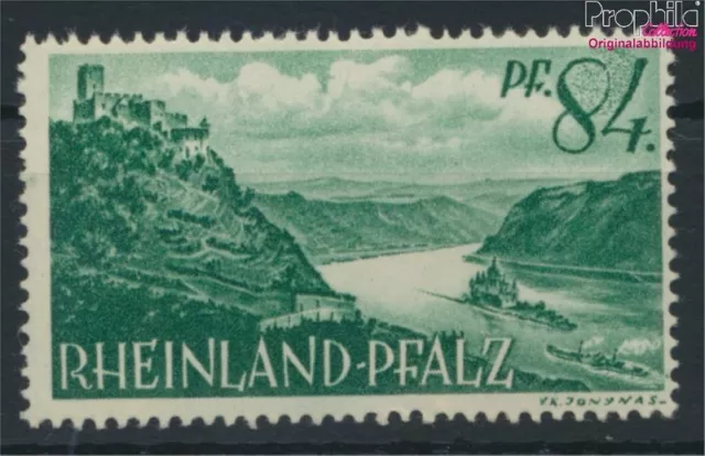 Briefmarken Franz. Zone-Rheinland Pfalz 1947 Mi 14II Vogelschwarm (Feld 50(96269