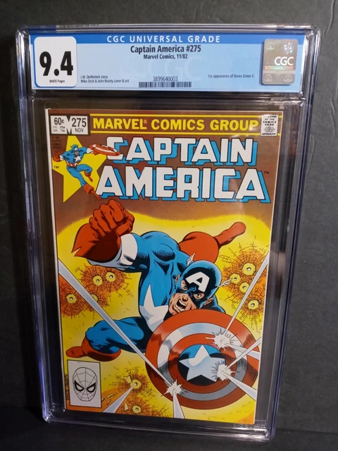 Captain America 275 9.4 Cgc 1St Baron Zemo