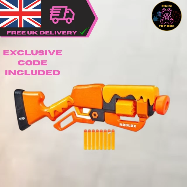 NERF GUN BLASTER Roblox Adopt Me! Bees! Lever Action/8 Darts ...
