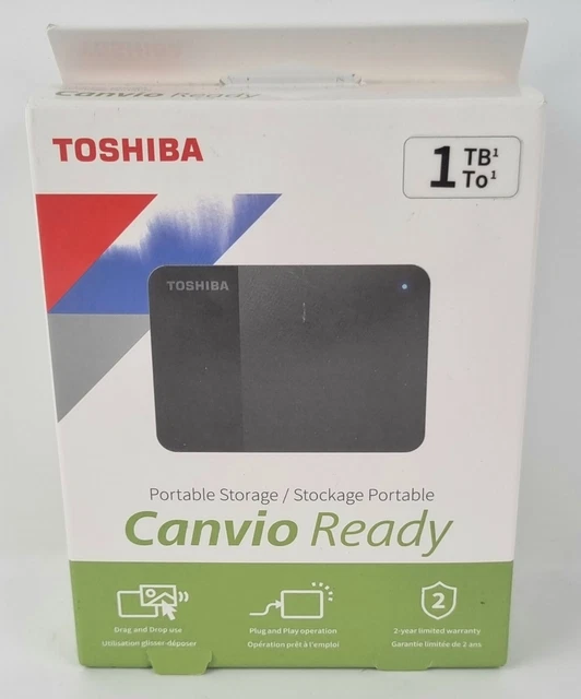 TOSHIBA CANVIO BASICS Disque Dur Externe 1To 2,5" USB 3.0 Noir ...