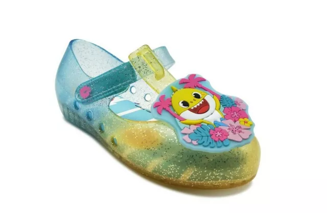 Toddler Girls Baby Shark Shoes Size 7 10 or 11 Jelly Style Mary Janes