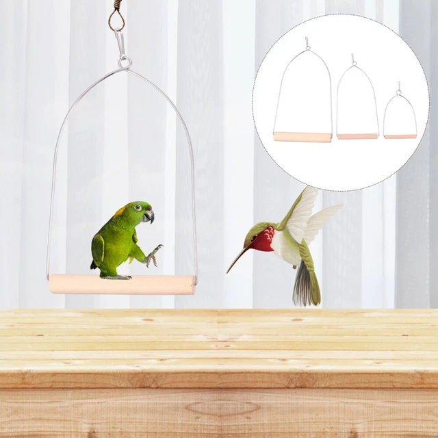 3 stücke Papagei stehender Rack Kreativer Stand Spielzeug exquisite Vogelstand V