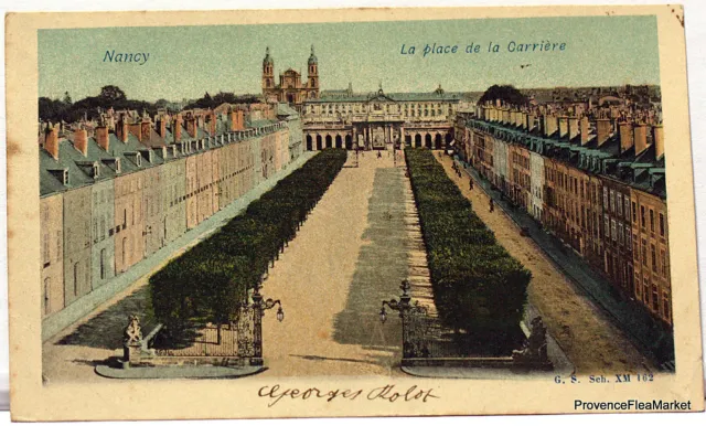 CPA Postcard Nancy Place Of La Carriere 1901 See Scans 783