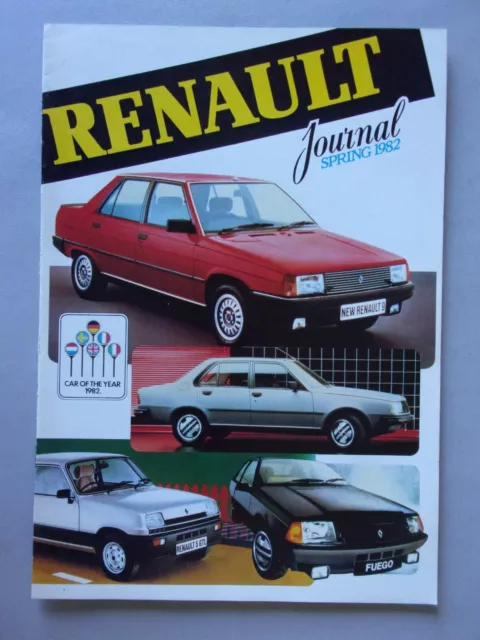 RENAULT RANGE orig 1982 UK Mkt Sales Brochure - 4 5 9 14 18 20 30 Fuego Master