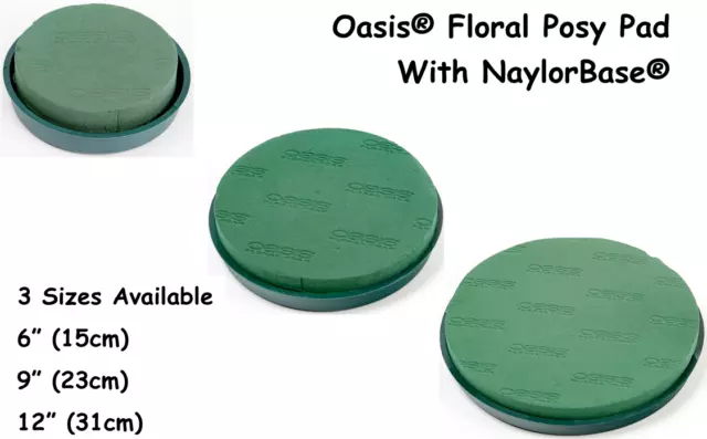 OASIS® Posy Pad Ideal Floral Foam NAYLORBASE® Fresh Flowers Wedding Floristry