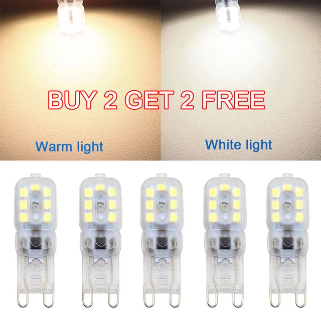 Dimmable G9 LED 5W Capsule Light Bulb True Replacement For Halogen Light Bulbs
