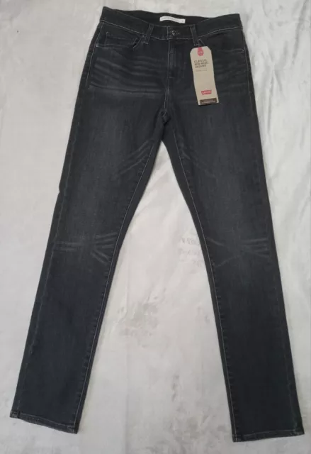 Levis Jeans Womens Size 6 Black Classic Mid-Rise Skinny NWT