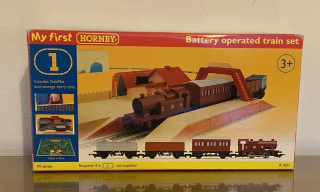 MY FIRST HORNBY 00 Gauge Train Set. Vintage complete set, unopened, BNIB. RARE.