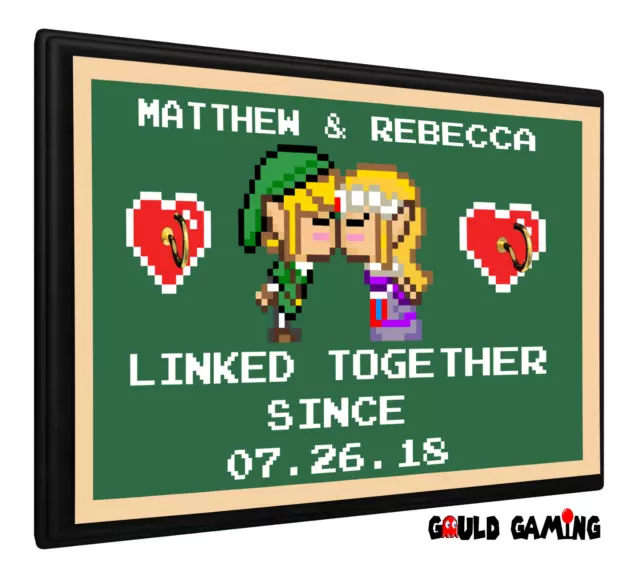 Zelda Link Personalized Anniversary Key Holder Keys Organizer Hanger Wall Mount