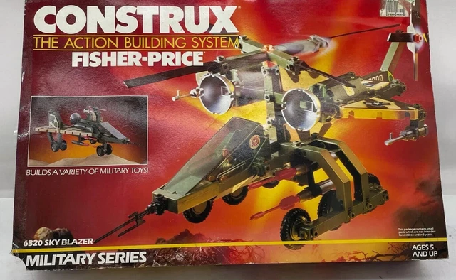 Jouet Vintage Fisher-Price Construx Sky Blazer 6320 - Année 1986