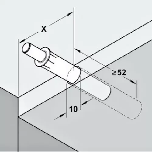 Soft close kitchen door damper & bracket, Cabinet cupboard door stopper 3