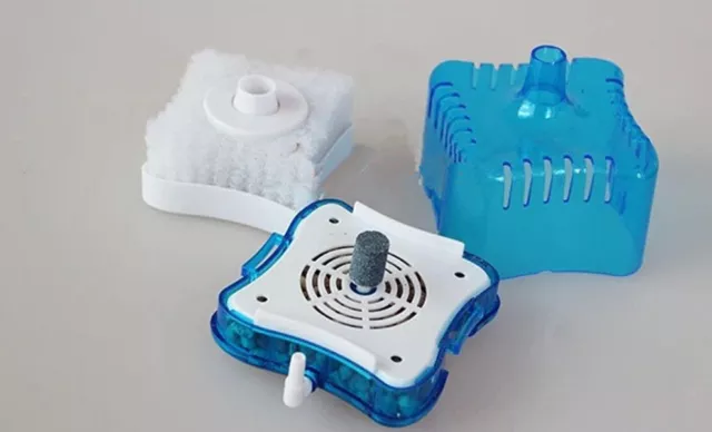 Fish Tank Aquarium Pump Air Driven Bio Corner Filter Sponge internal filter NIB