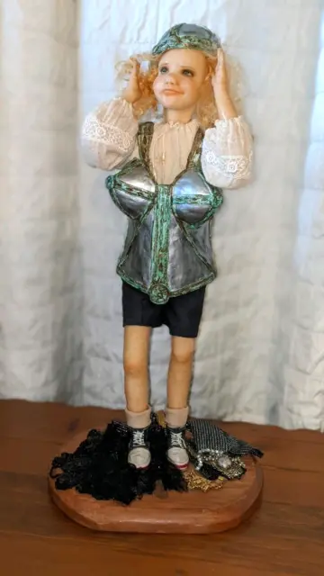 OOAK Collectible Hand Sculptured Opera Art Doll " Dress Rehearsal" by Sue Barton
