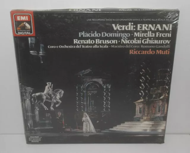 SLS 1435843 Verdi Ernani Domingo Freni Teatro Alla Scala Muti New Sealed 3LP Box